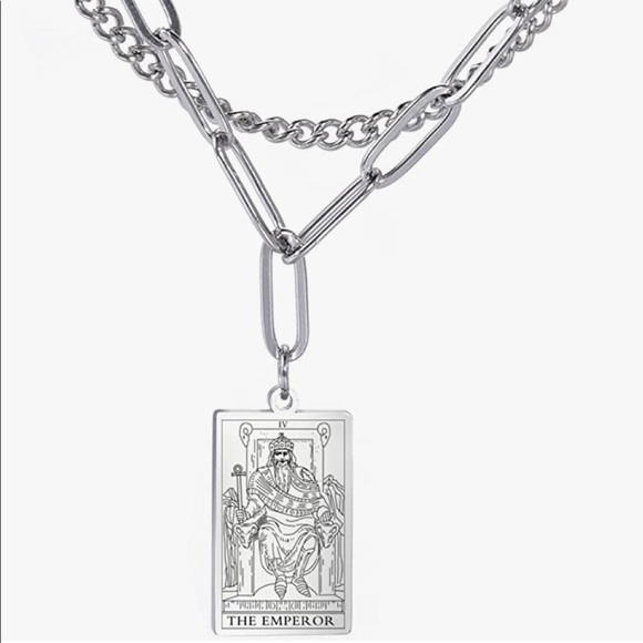 Tarot card layered necklace (SILVER) - Picture 11 of 16
